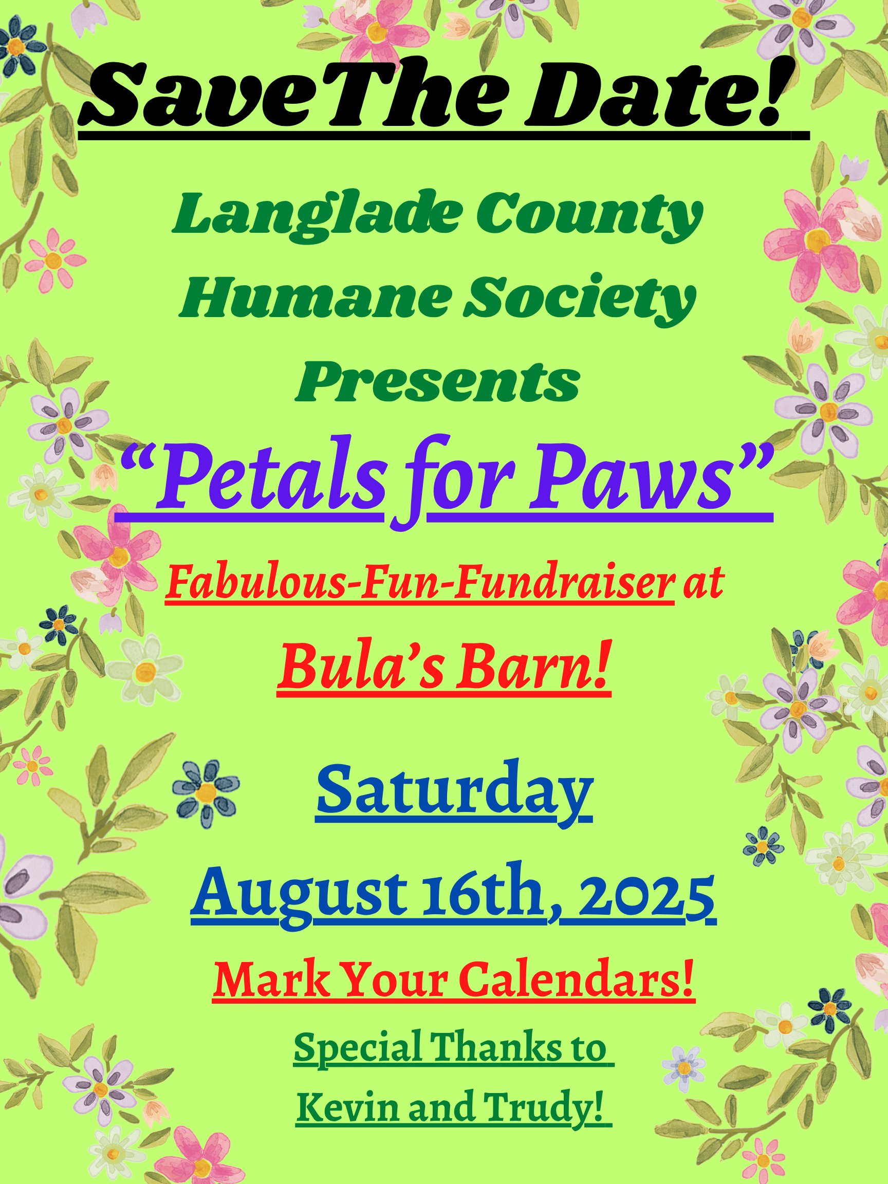 Petals for Paws